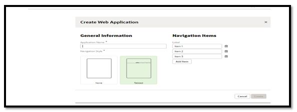 Create Web application